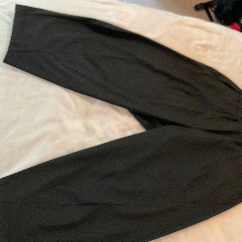 Black barrel leg trouser by Paolo Tricot in size small